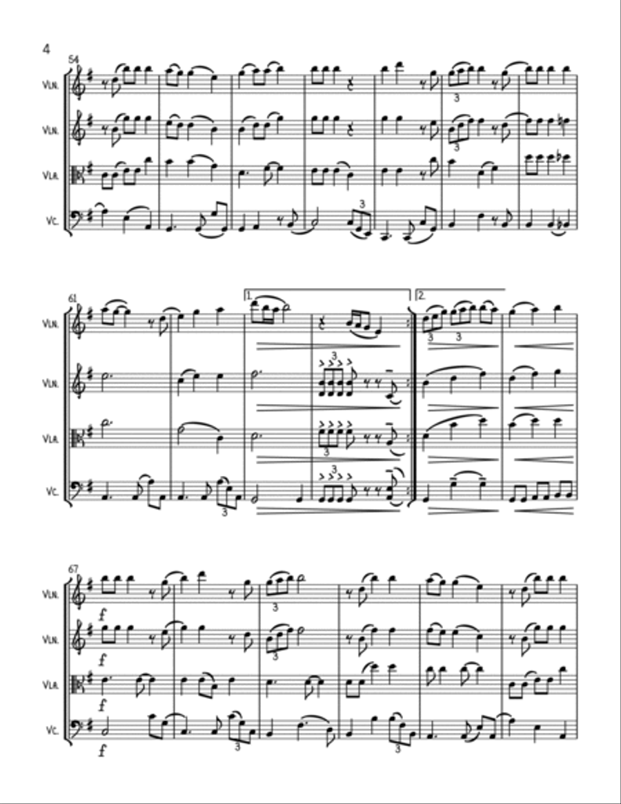 If I Ain't Got You String Quartet scores gallery preview page 4