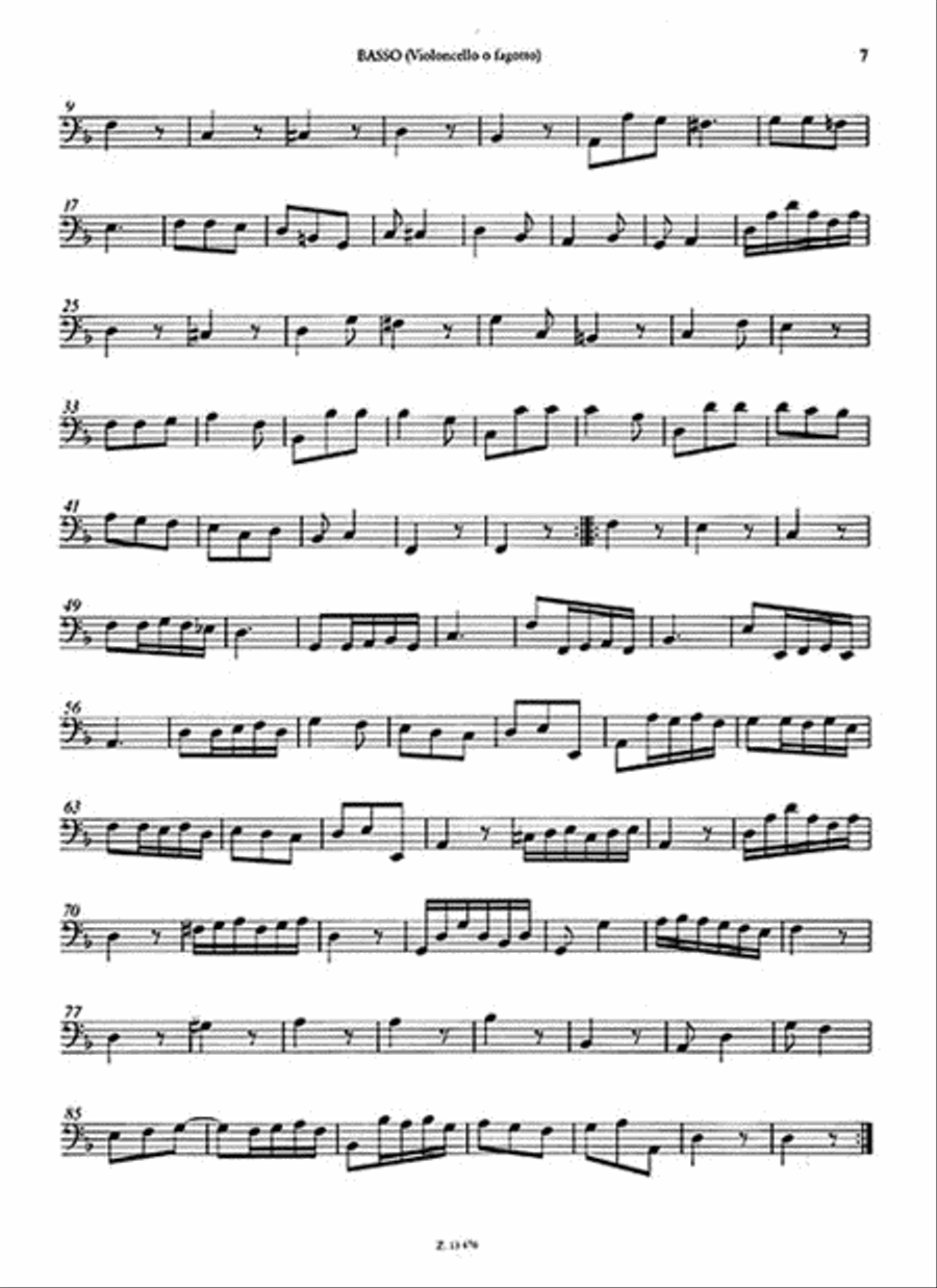 12 Sonatas for Flute and Basso Continuo, Op. 2 – Volume 1 Flute scores gallery preview page 3