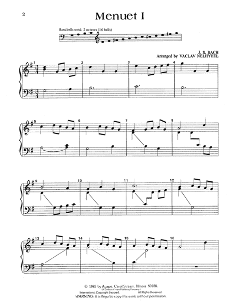 Three Menuets 2-Octaves scores gallery preview page 3