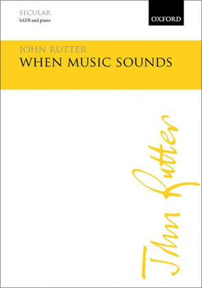 Book cover for When music sounds