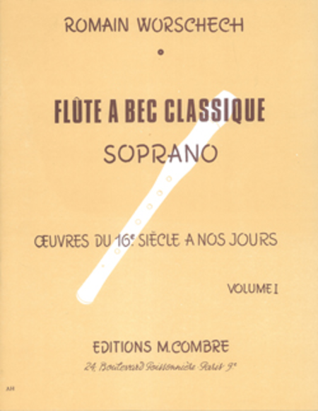 La Flute a bec classique Vol. 1