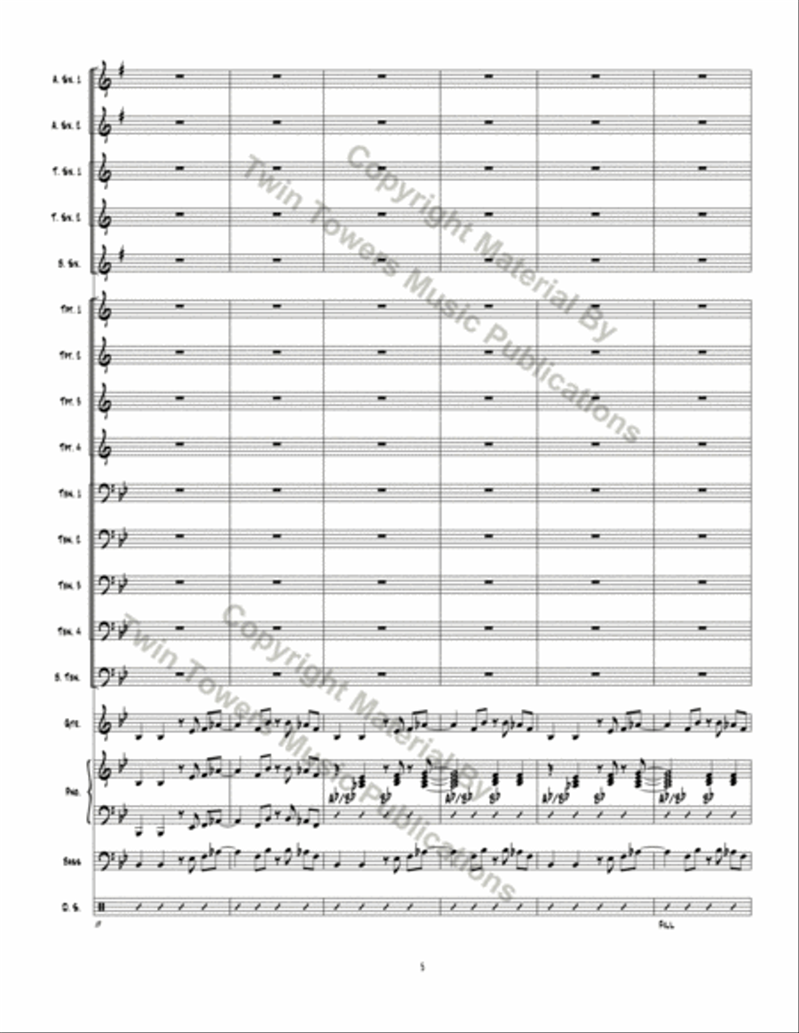 Slipstream Slipstream Jazz Ensemble scores gallery preview page 6