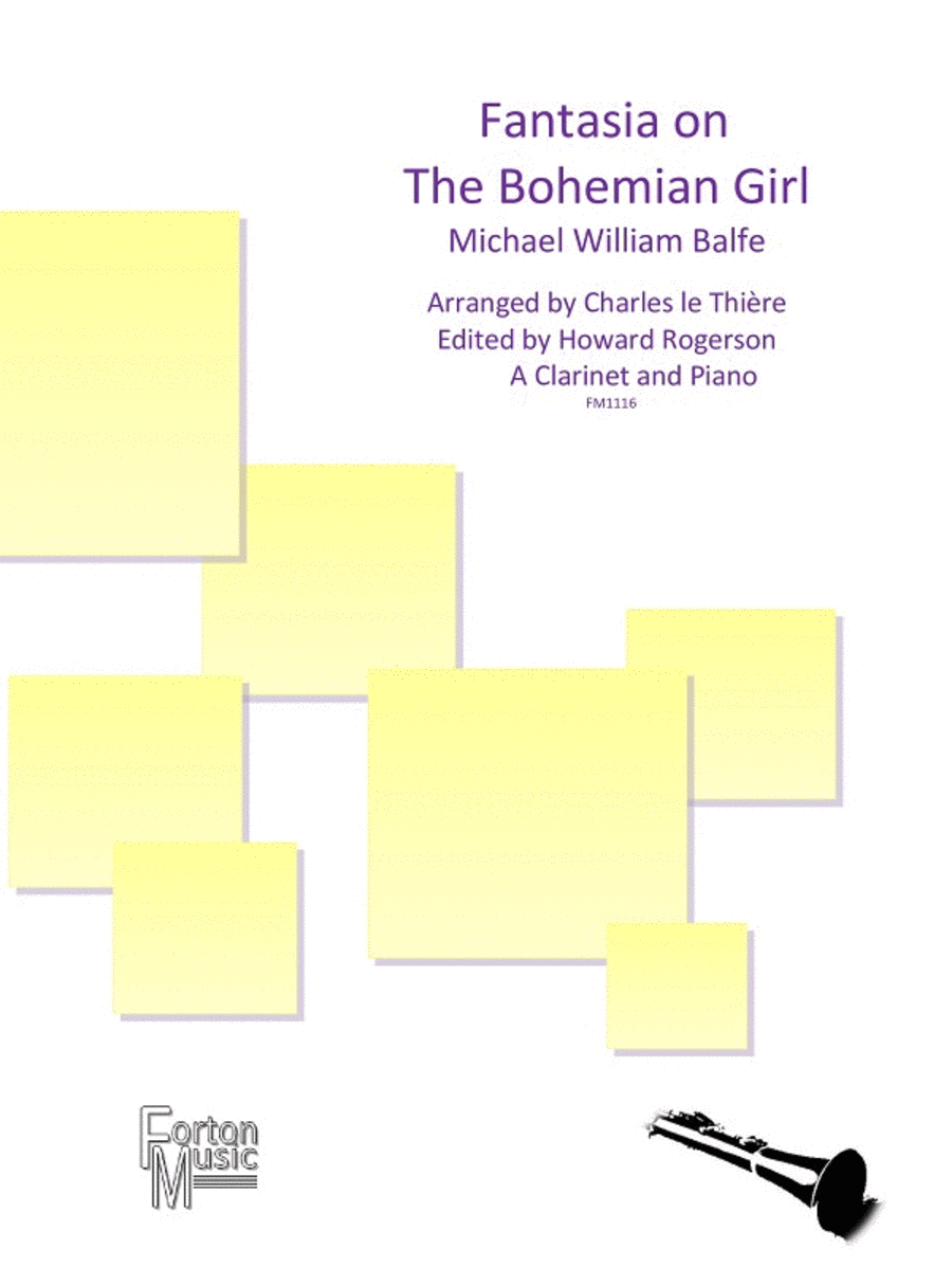 Fantasia on The Bohemian Girl Score and Part scores gallery preview page 1