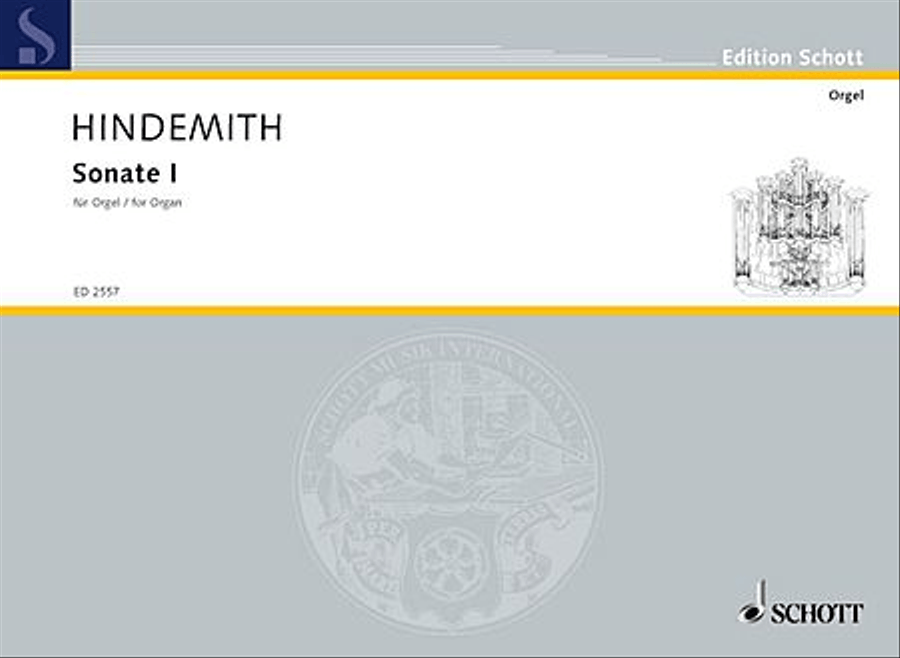 Sonata No. 1 by Paul Hindemith Organ - Sheet Music