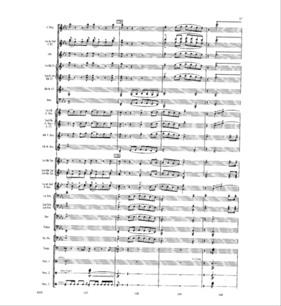 River of Life River of Life Concert Band scores gallery preview page 26
