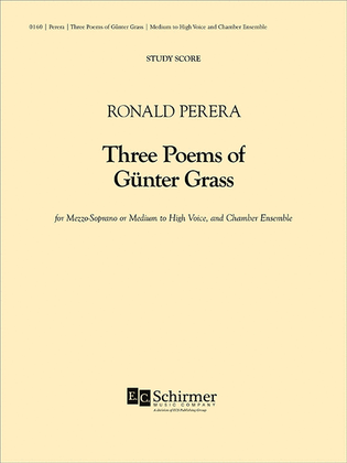 Three Poems of Guenter Grass (Study Score)