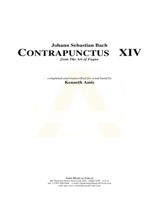 Contrapunctus 14 - STUDY SCORE ONLY