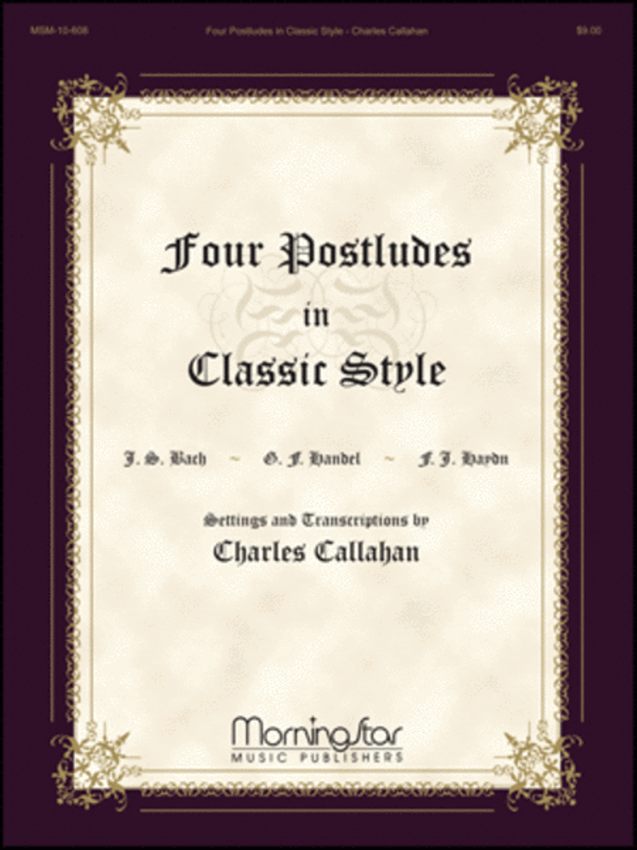 Four Postludes in Classic Style