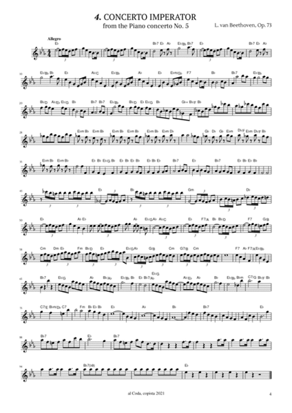 10 tunes for FLUTE of Beethoven image number null