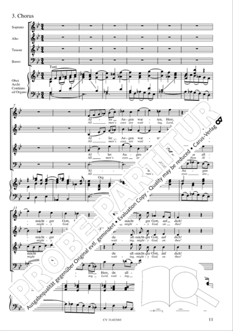 Thou very God and David's Son (3rd version) (Du wahrer Gott und Davids Sohn) 4-Part scores gallery preview page 12