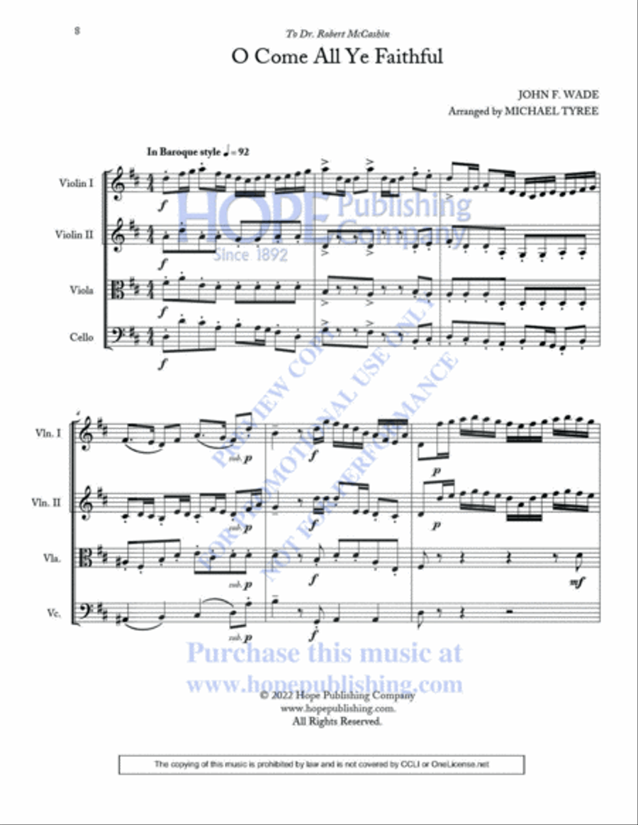 A String Quartet Christmas Vol 2 String Quartet scores gallery preview page 11