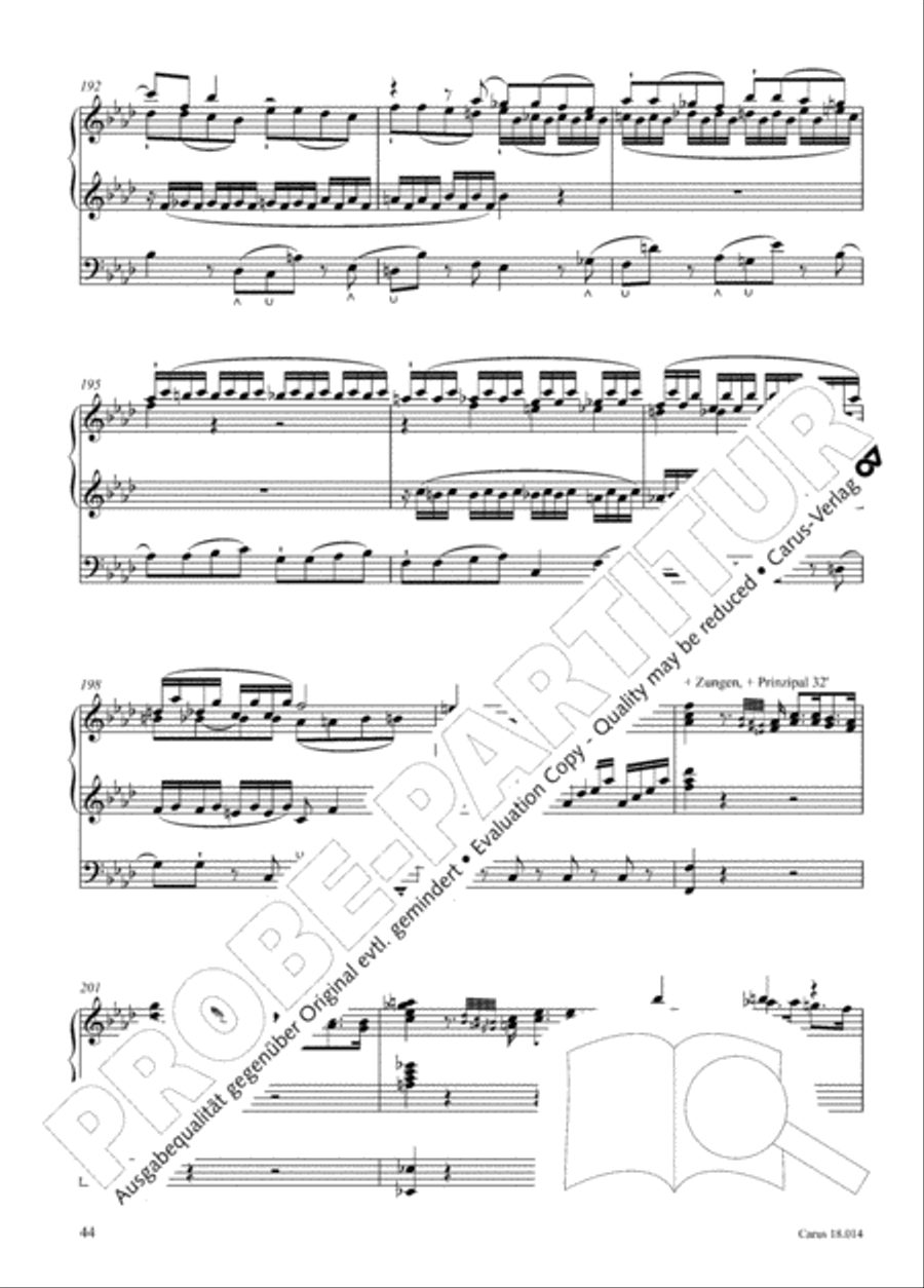 W. A. Mozart: Three organ works Organ scores gallery preview page 45