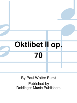 Book cover for Oktlibet II op. 70