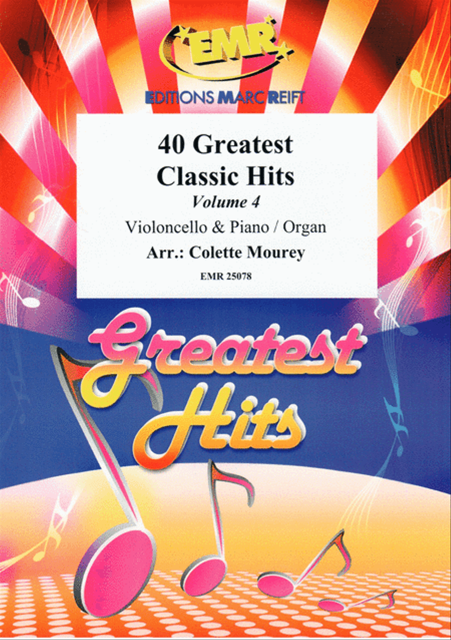 40 Greatest Classic Hits Vol. 4 Organ scores gallery preview page 1