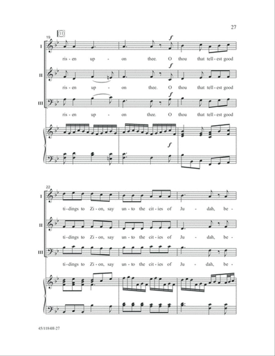 Messiah Messiah 3-Part scores gallery preview page 27