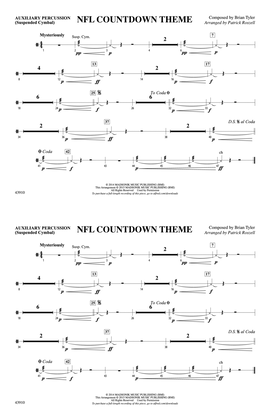 Book cover for NFL Countdown Theme: Auxiliary Percussion