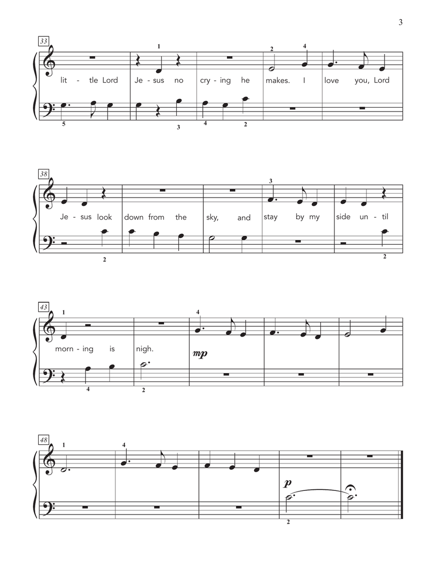 Away In a Manger Piano Method scores gallery preview page 4