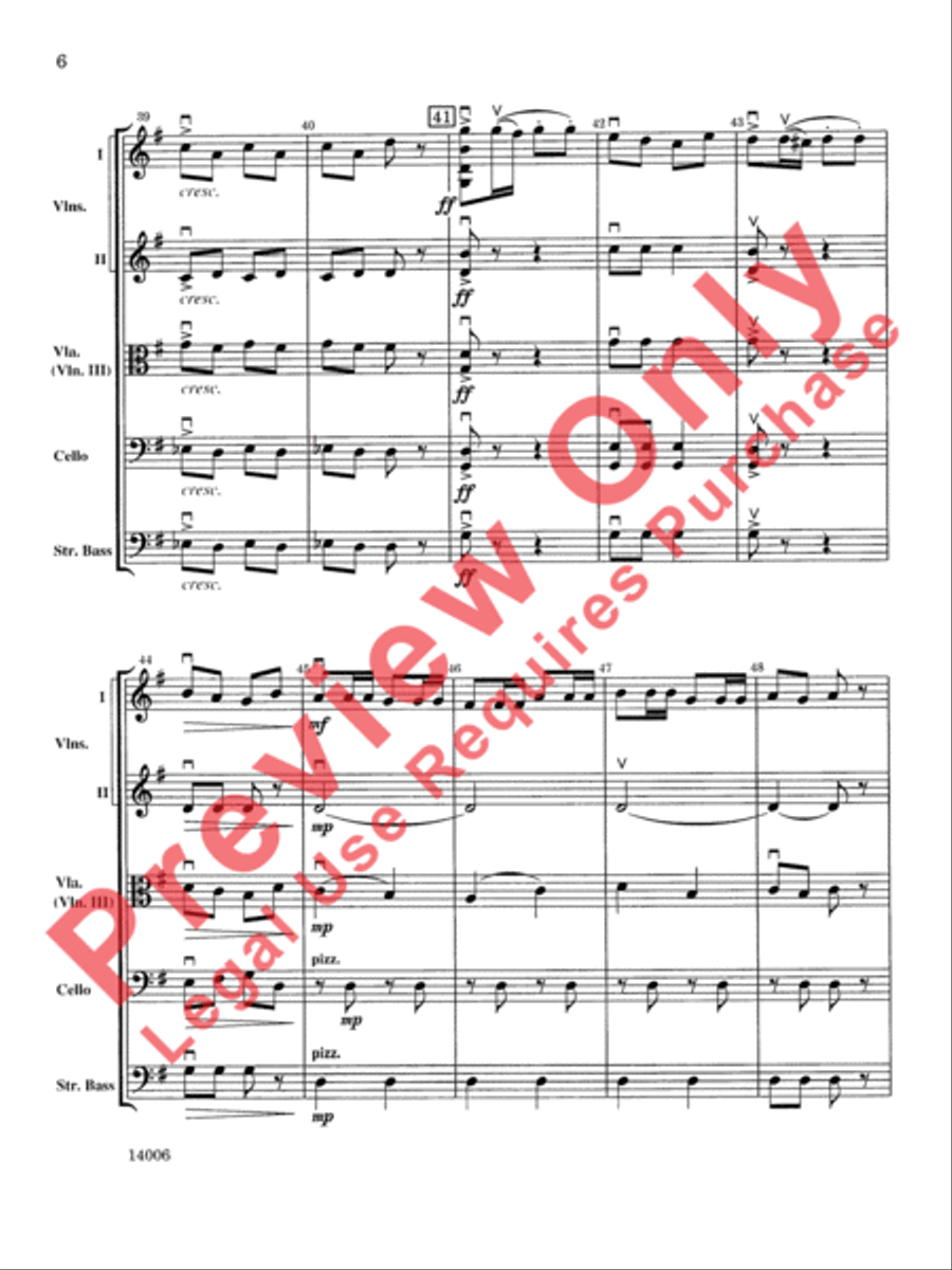 Trepak String Orchestra scores gallery preview page 7
