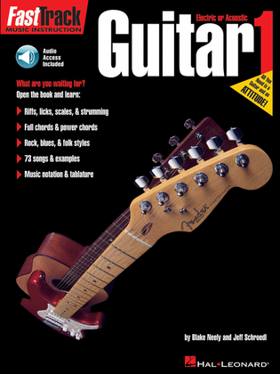 Book cover for FastTrack Guitar Method – Book 1