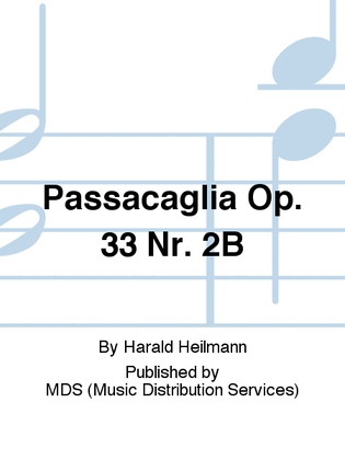 Passacaglia op. 33 Nr. 2B