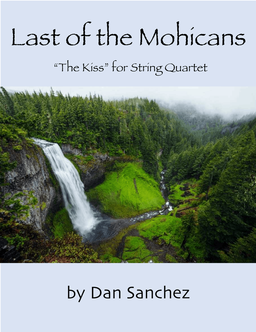 Last Of The Mohicans (main Theme) String Quartet scores gallery preview page 1