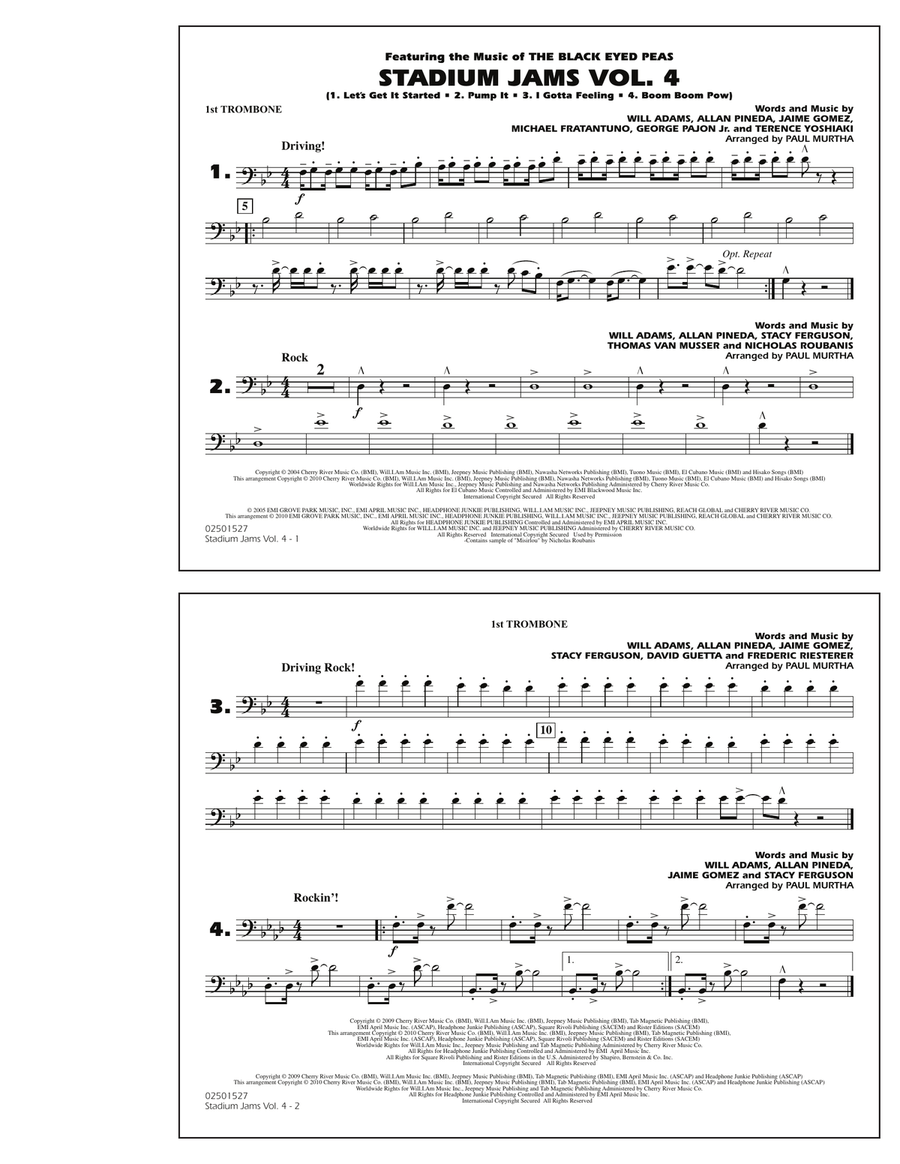 Stadium Jams: Vol. 4 - 1st Trombone