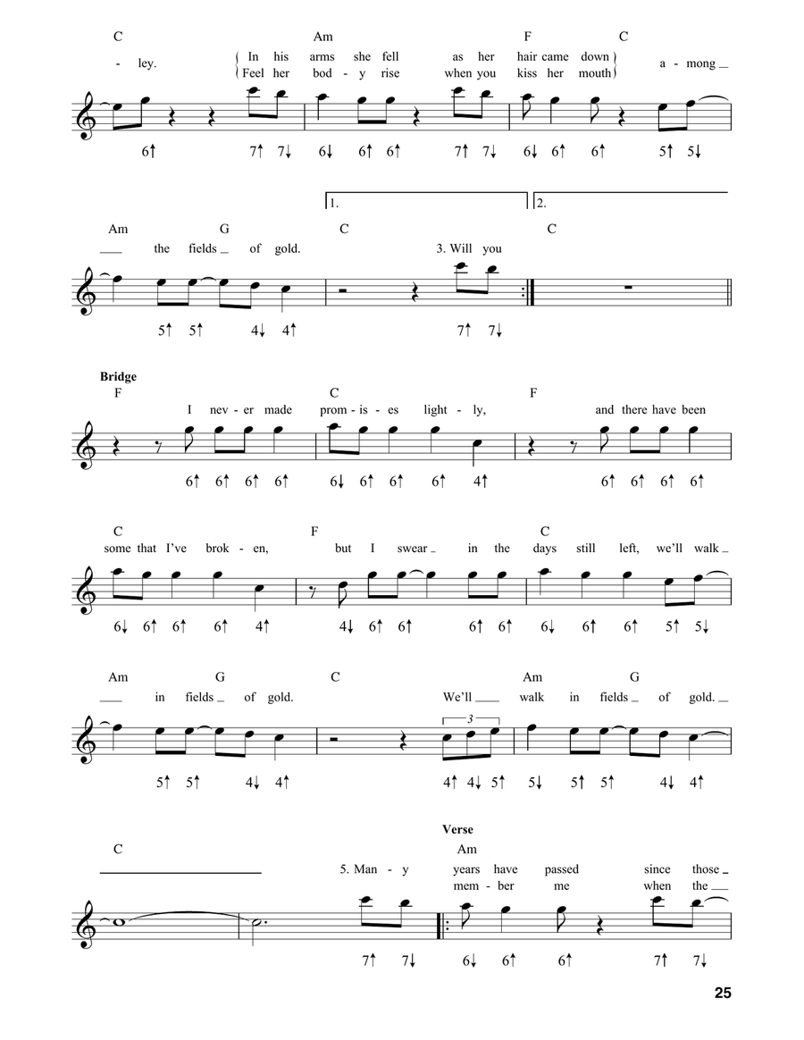 Fields Of Gold Fields Of Gold Harmonica scores gallery preview page 2