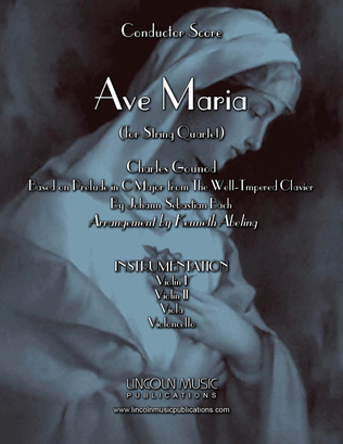 Book cover for Ave Maria - Gounod & Bach (for String Quartet)