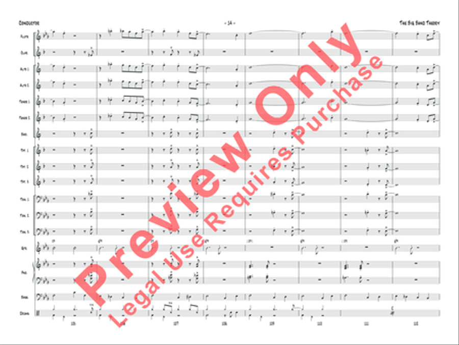 The Big Band Theory The Big Band Theory Jazz Ensemble scores gallery preview page 15