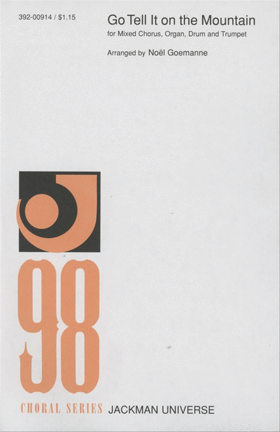 Go Tell It on the Mountain - SATB 4-Part scores gallery preview page 1