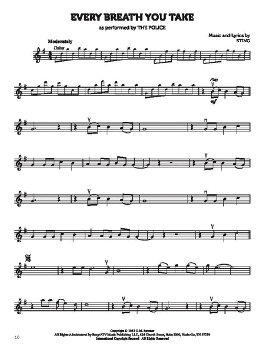 Best of Pop - Violin Violin Solo scores gallery preview page 3