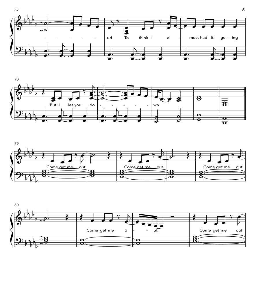 California Piano scores gallery preview page 5