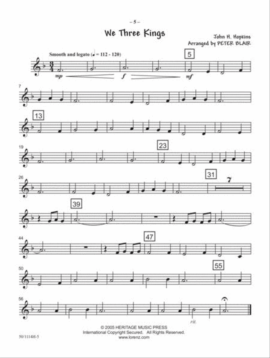 JumpStart First Holiday Concert - Clarinet Concert Band scores gallery preview page 4