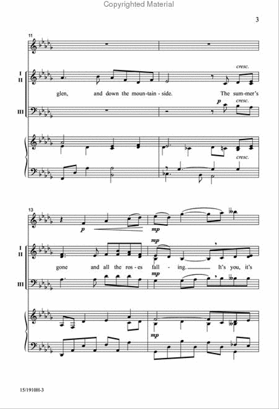 Danny Boy 3-Part scores gallery preview page 3