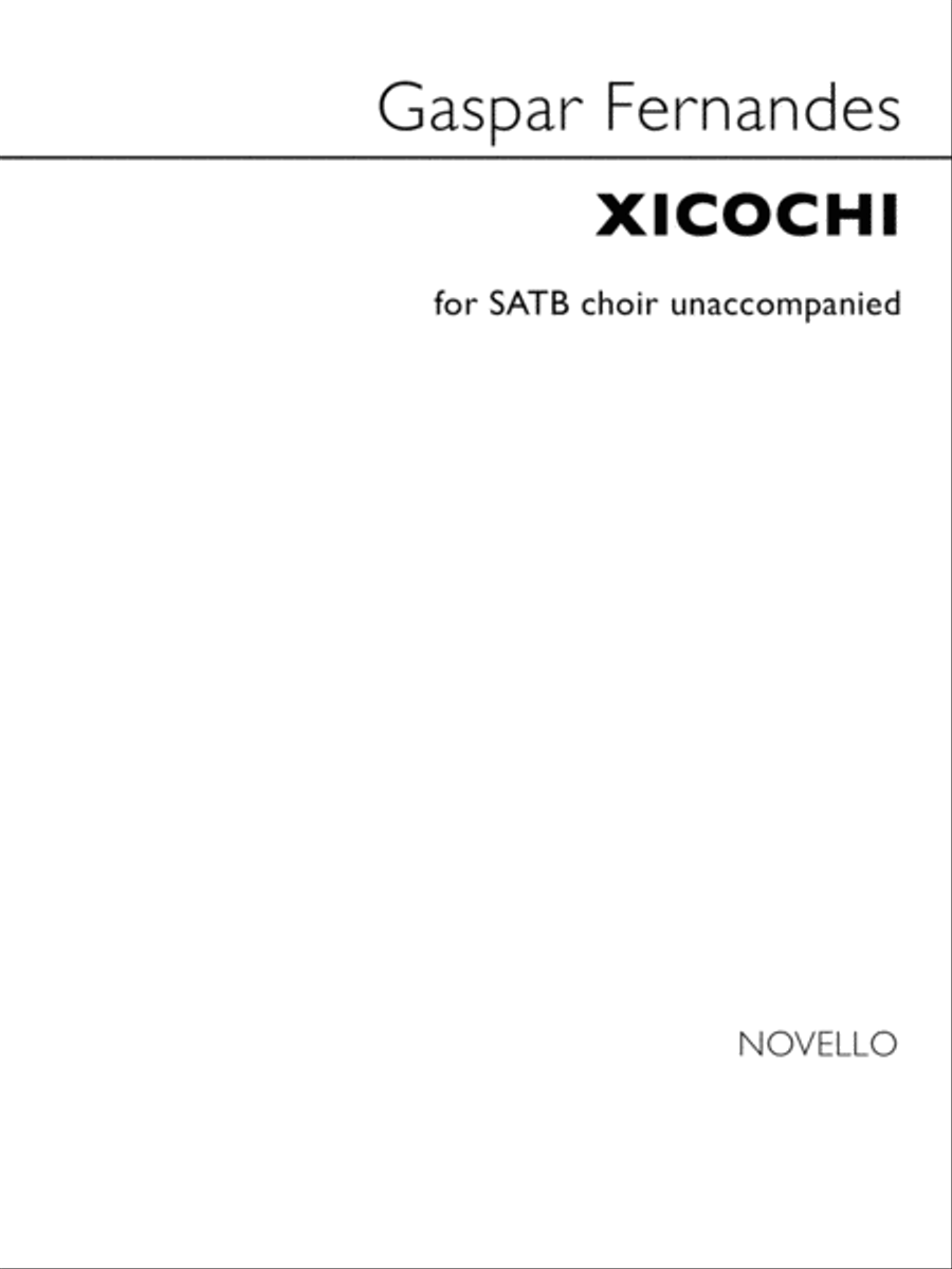 Xicochi 4-Part scores gallery preview page 1