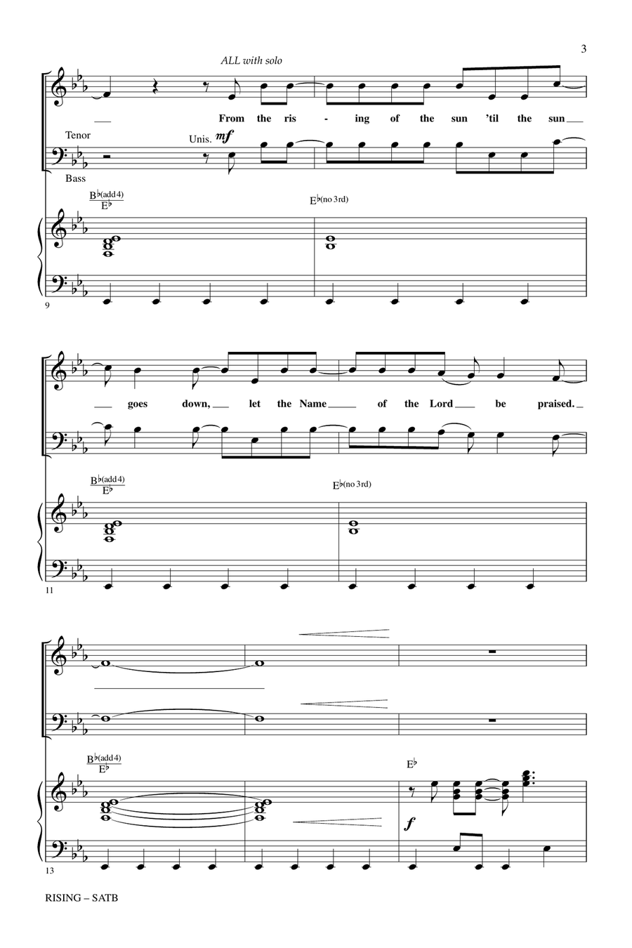 Rising 4-Part scores gallery preview page 2