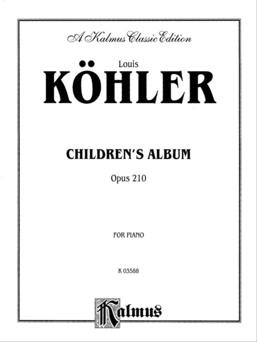 Children's Album, Op. 210 Piano Solo scores gallery preview page 2