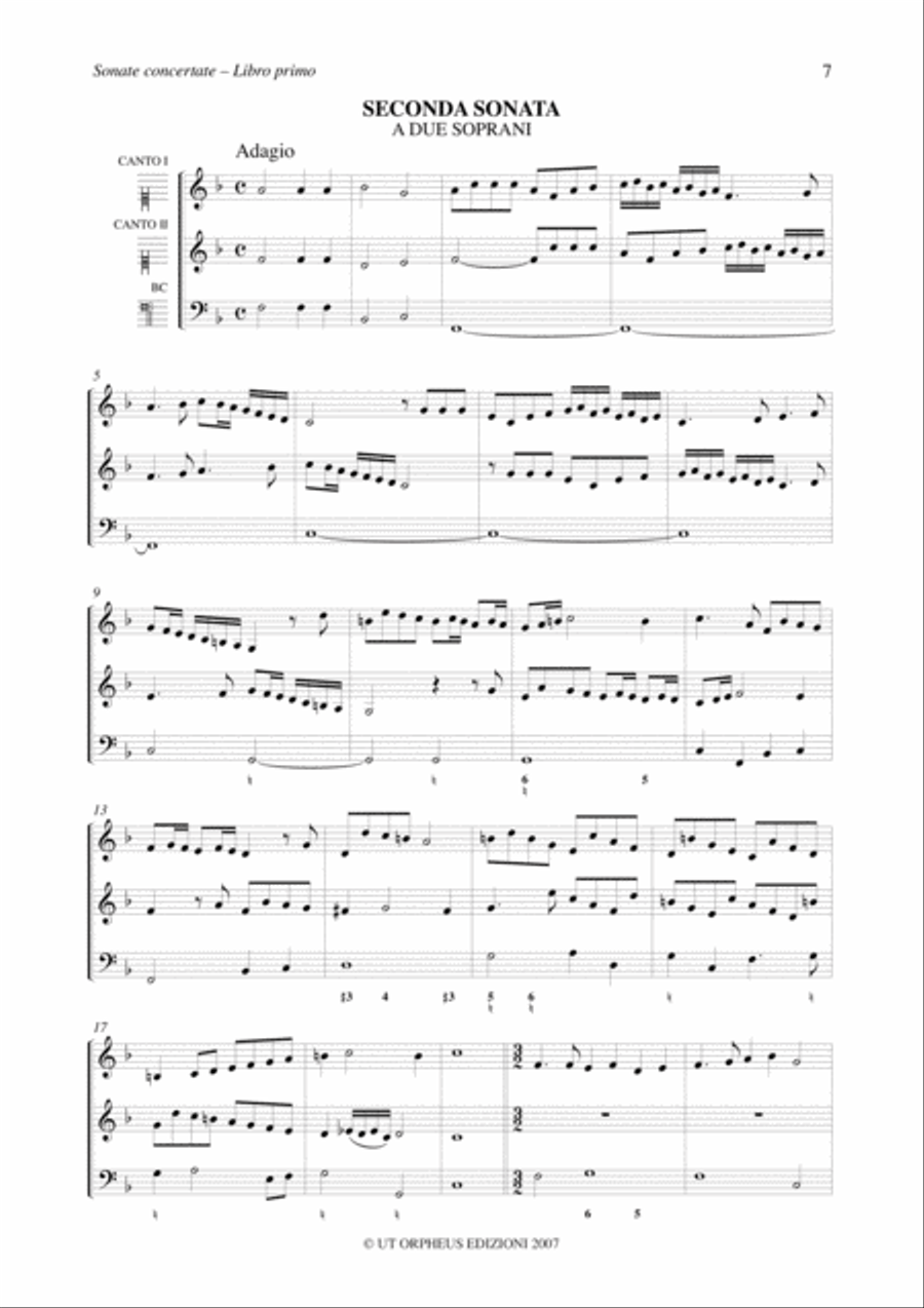 Instrumental Works - Vol. 1: Sonate concertate in stil moderno for two and three-parts and Continuo (Venezia, 1629) 3-Part scores gallery preview page 4
