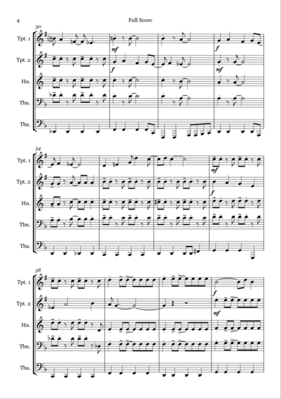 All I Want For Christmas Is You Horn scores gallery preview page 6