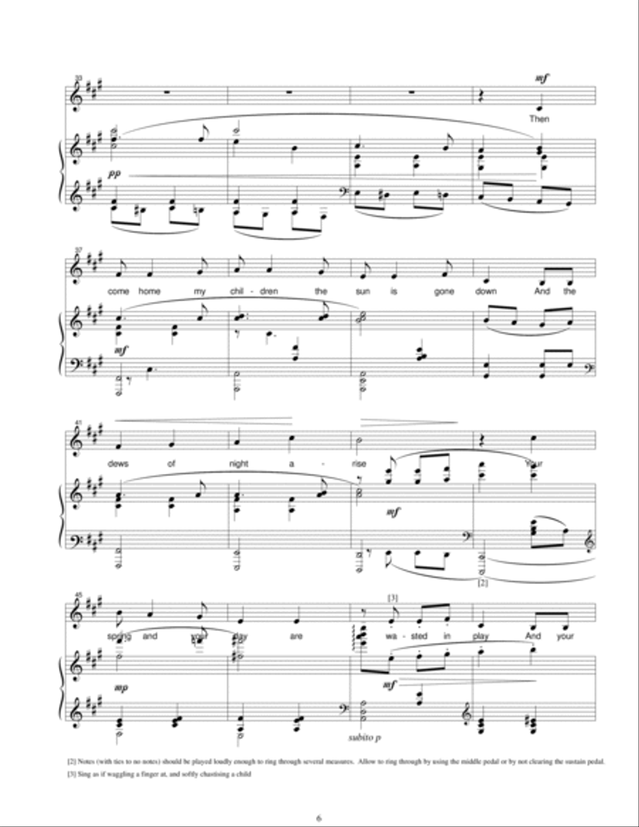Three William Blake Songs for Soprano and Piano - Opus 2 High Voice scores gallery preview page 6