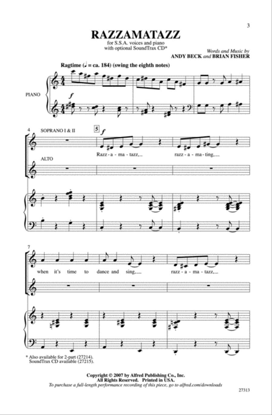 Razzamatazz Razzamatazz Women's Choir scores gallery preview page 2