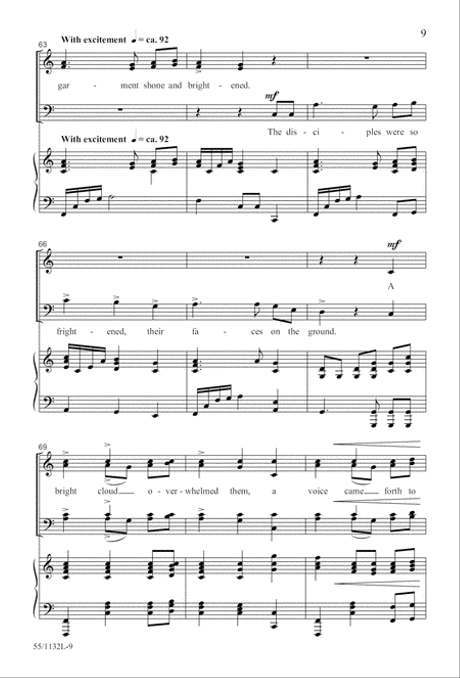 Journey to the Cross 4-Part scores gallery preview page 9