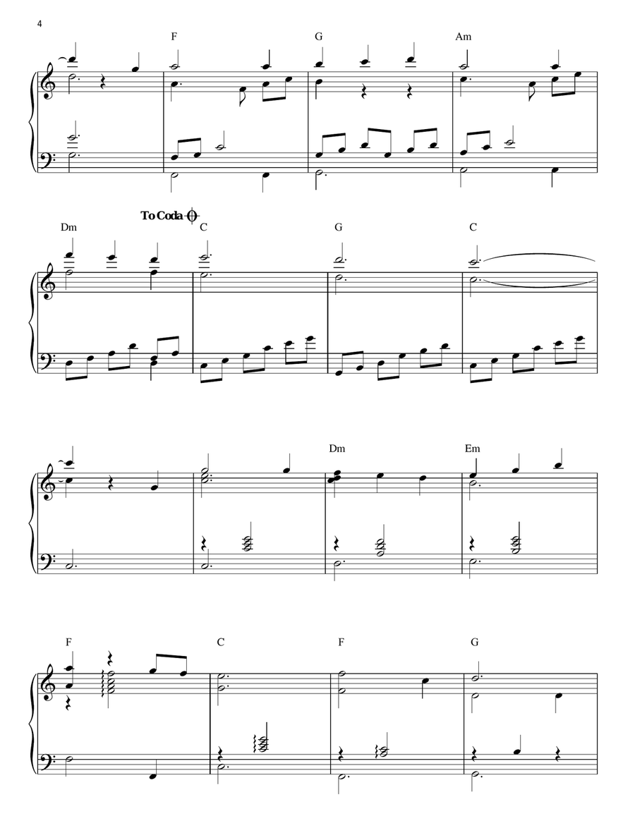 Winter Waltz Piano Solo scores gallery preview page 4