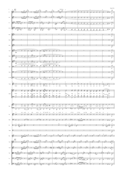 Song of Joy for Solo Soprano Voice, Choir and Pops Orchestra Key of F to G major