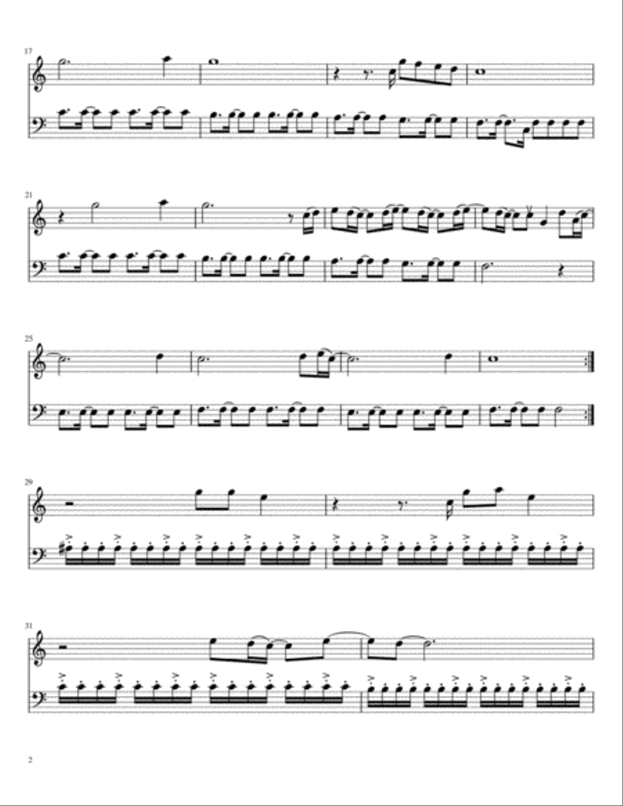 Marry Me String Duet scores gallery preview page 2