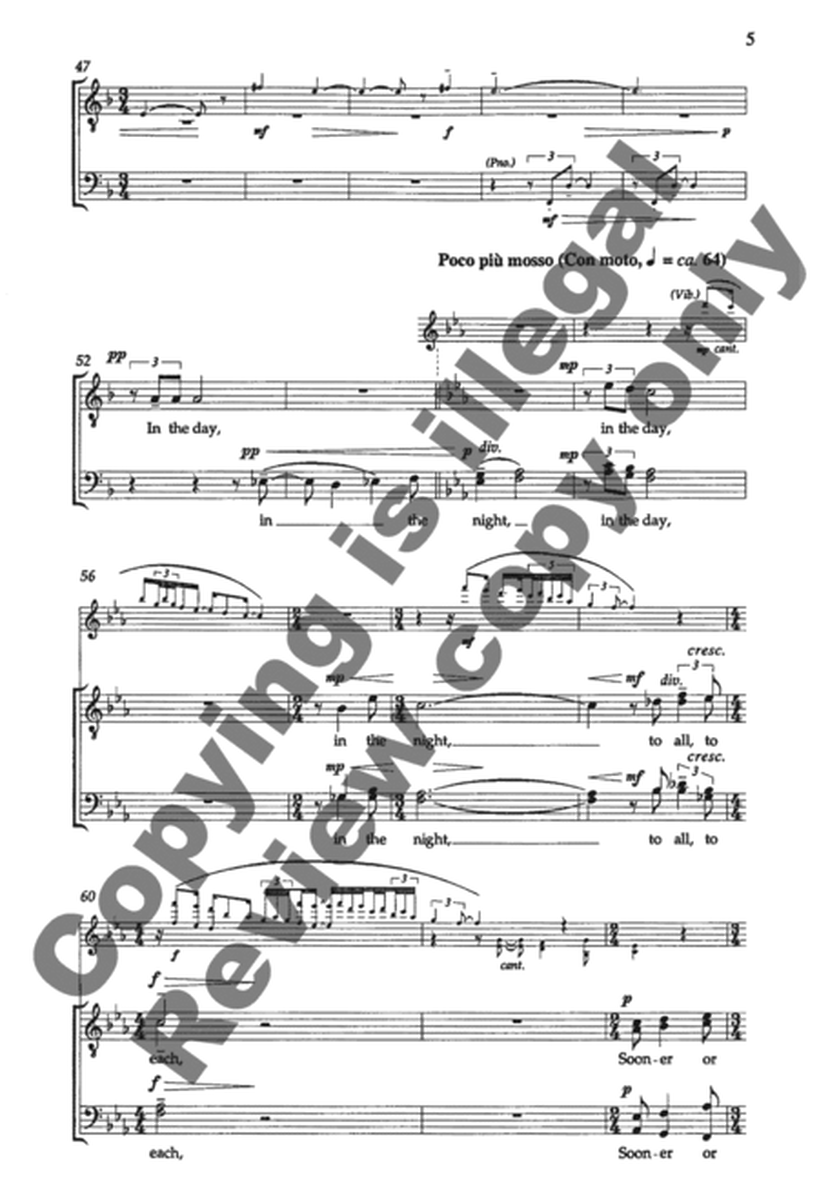 Invocation and Dance (Choral Score) image number null