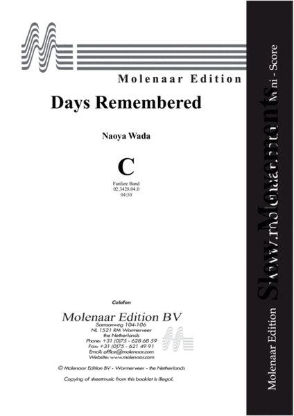 Days Remembered