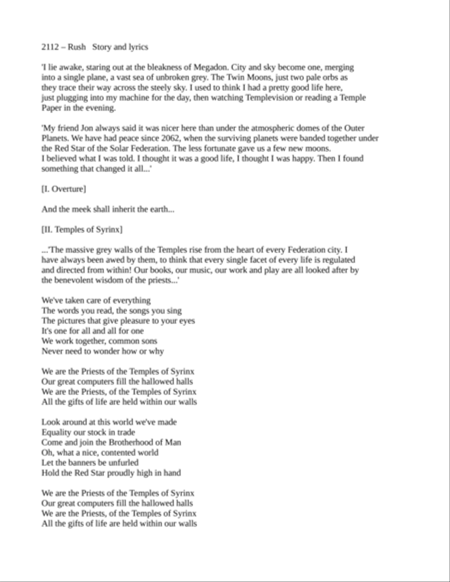 2112 Voice scores gallery preview page 2