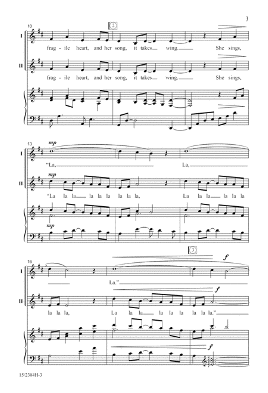 She Sings... 2-Part scores gallery preview page 4