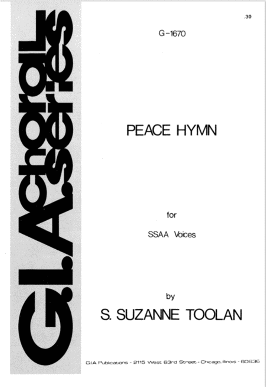 Peace Hymn Peace Hymn SSAA scores gallery preview page 1